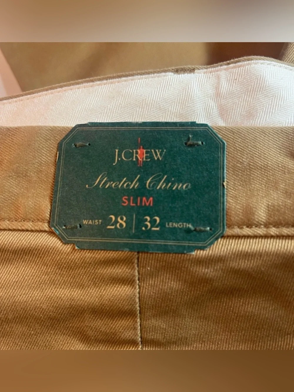 J.Crew New Slim Fit Stretch Chino